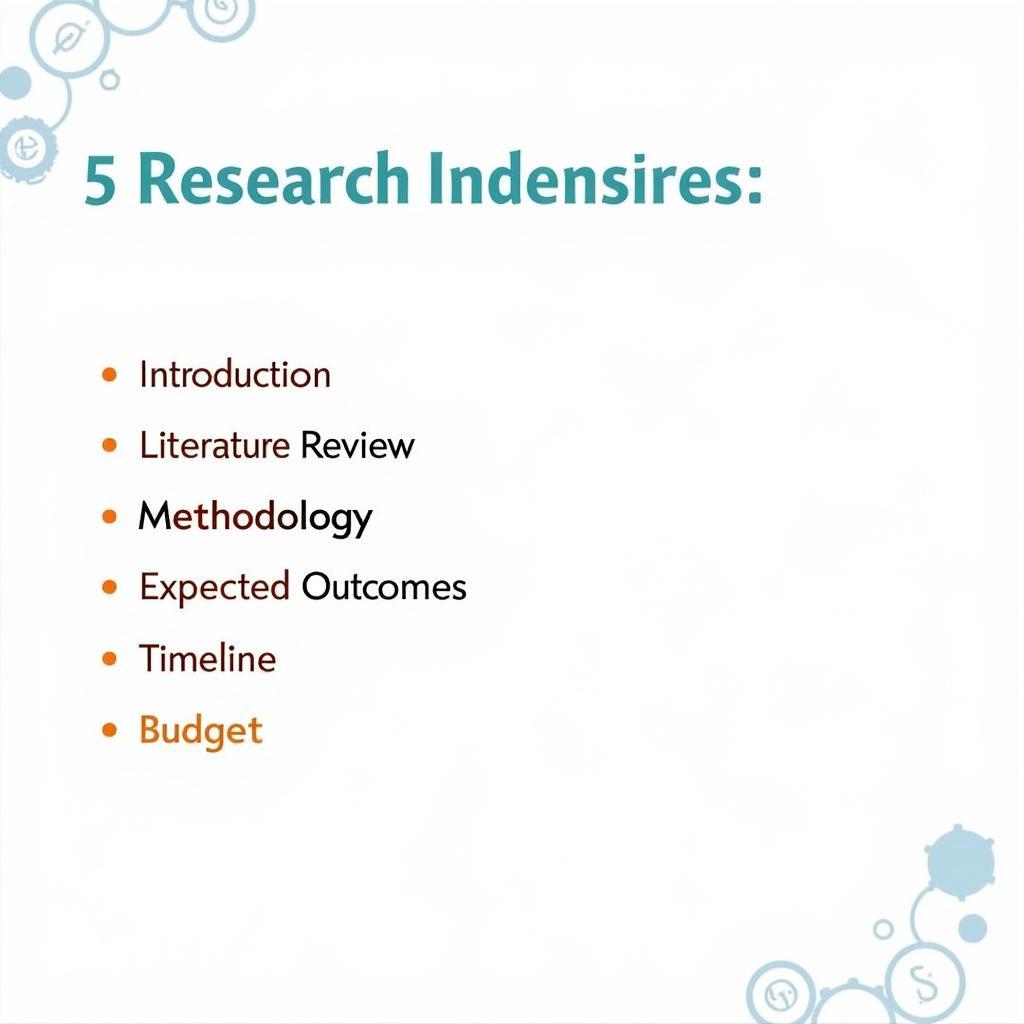 Effective Structure for Research Proposal Presentations