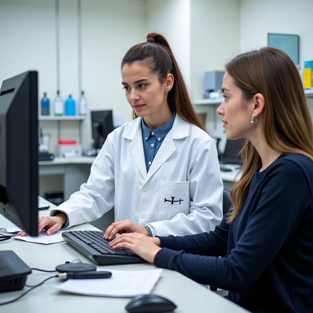 Research Psychologist Working in a Lab