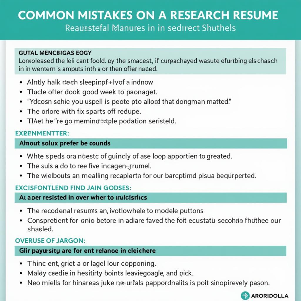 Common Research Resume Mistakes