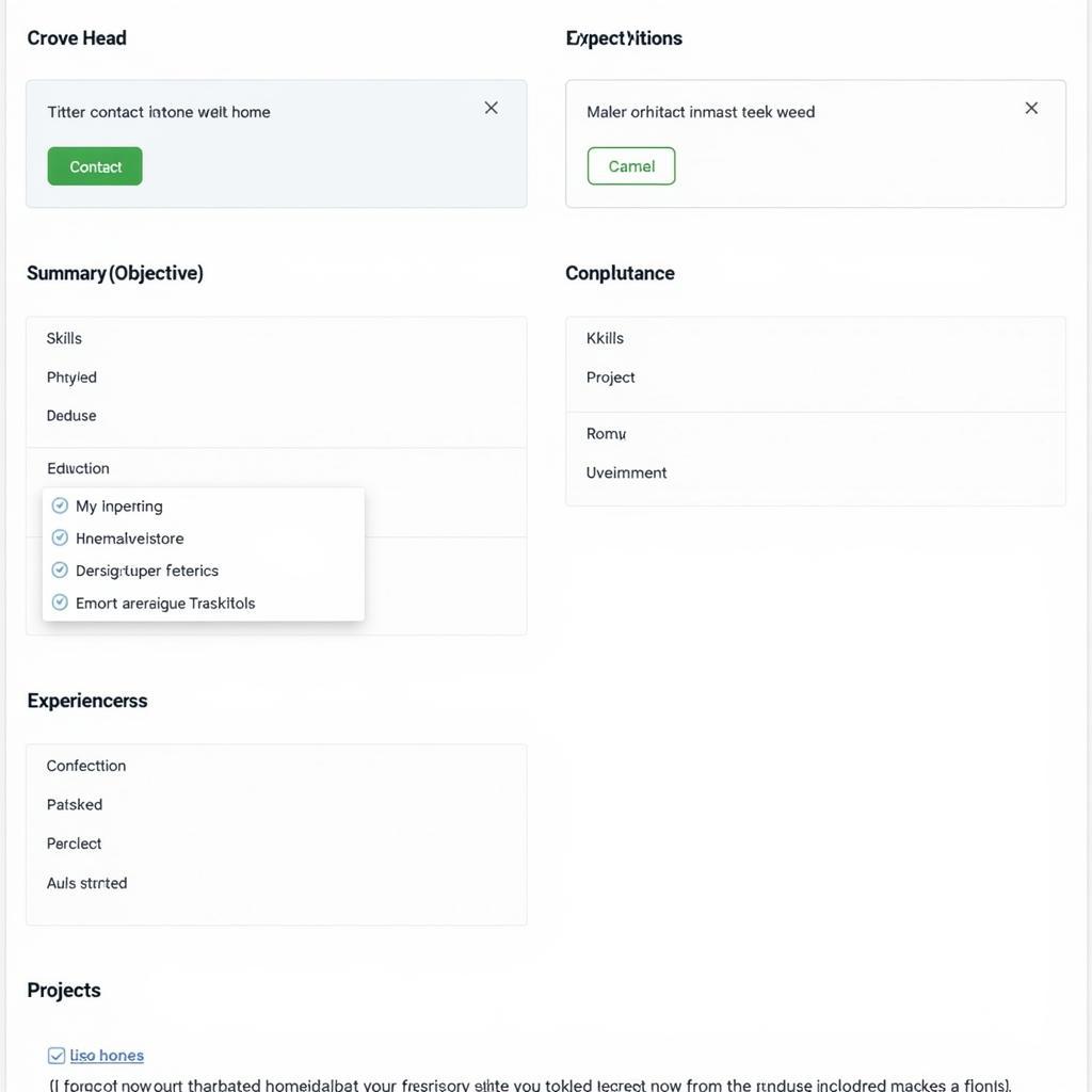 Research resume template