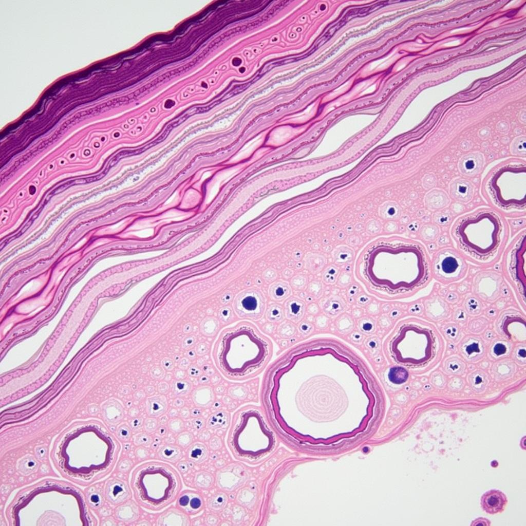 Research Skin Under a Microscope