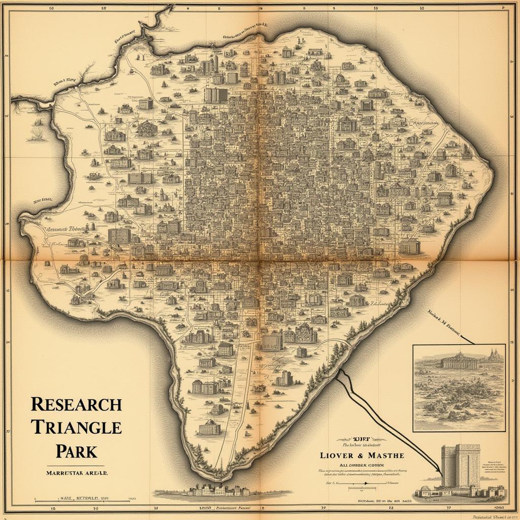 Research Triangle Park Apartment Historical Map