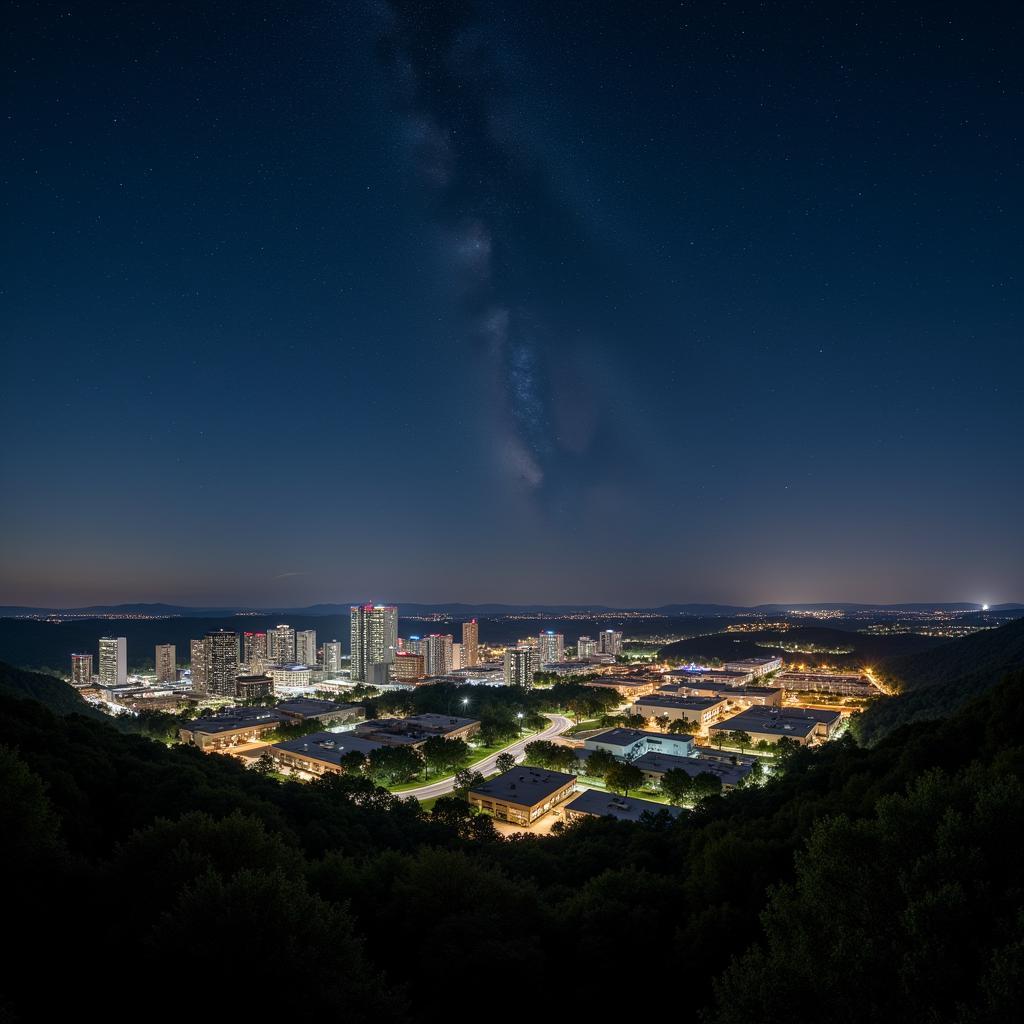 Research Triangle Park Night Sky