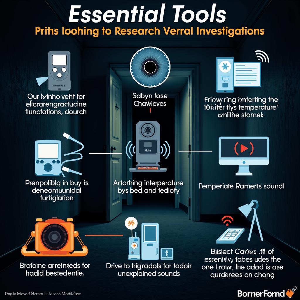 Paranormal Investigation Tools: EMF Meter, Infrared Camera, Audio Recorder