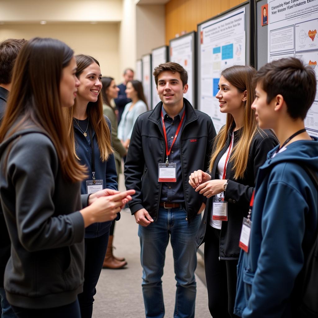 REU Students Presenting Research