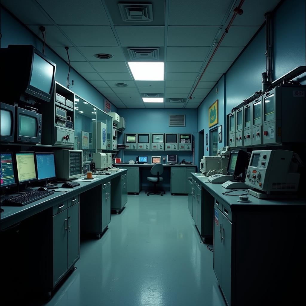 Interior view of a laboratory inside Riverbend Research Lab South