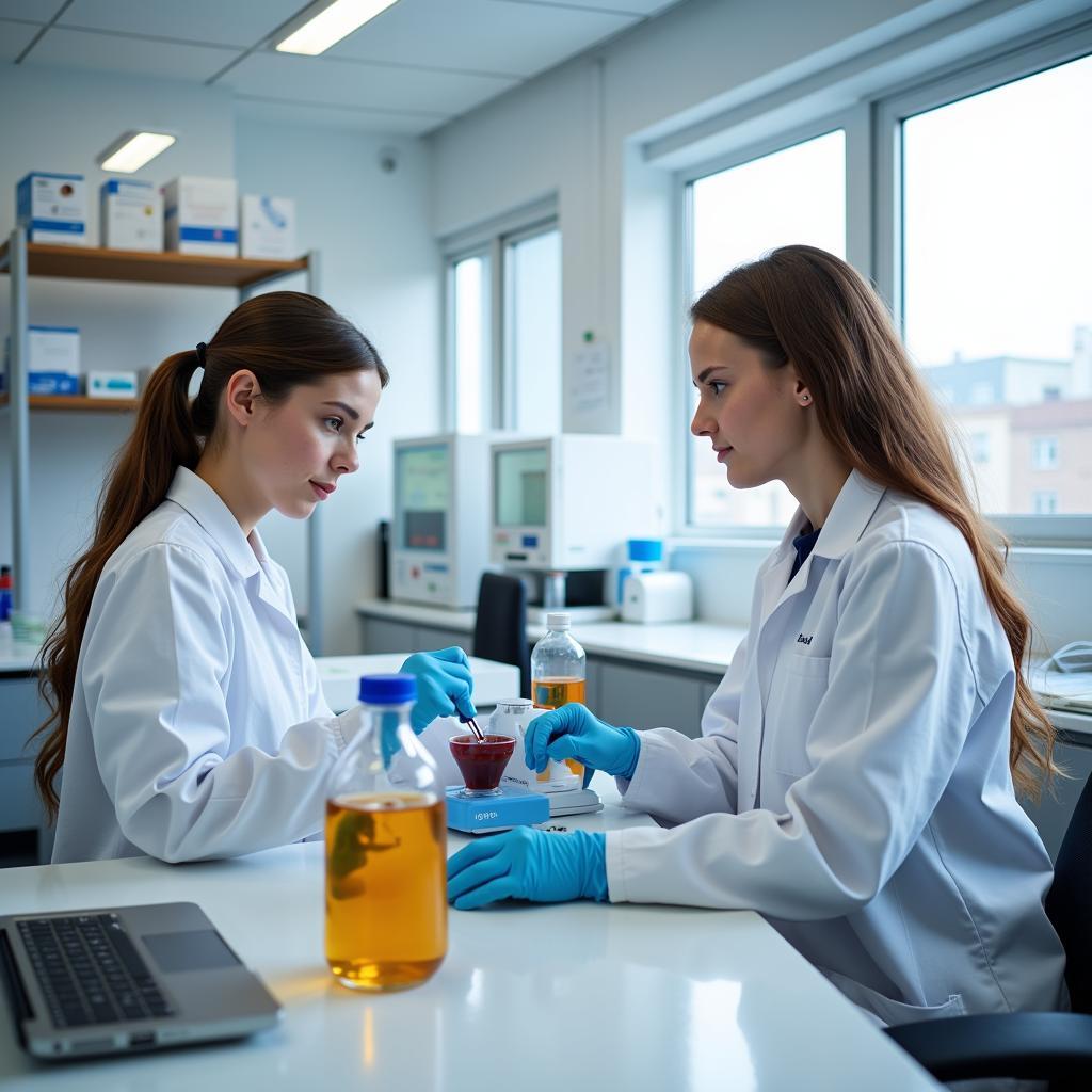 RNIMU Students Conducting Research in a Laboratory