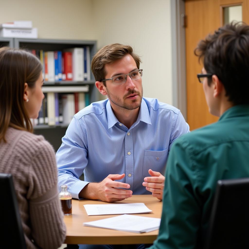 Ryan Shenvi in a Collaborative Research Meeting