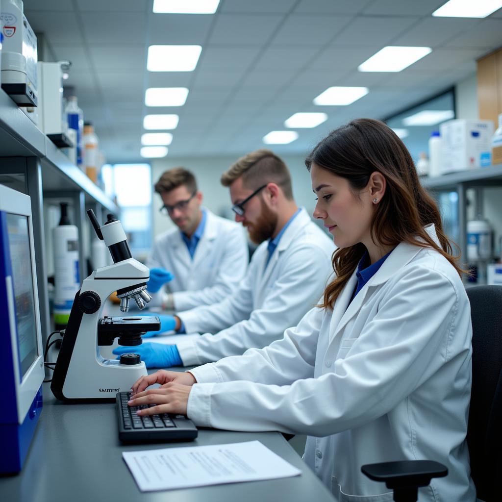 SAHMRI Researchers in the Lab