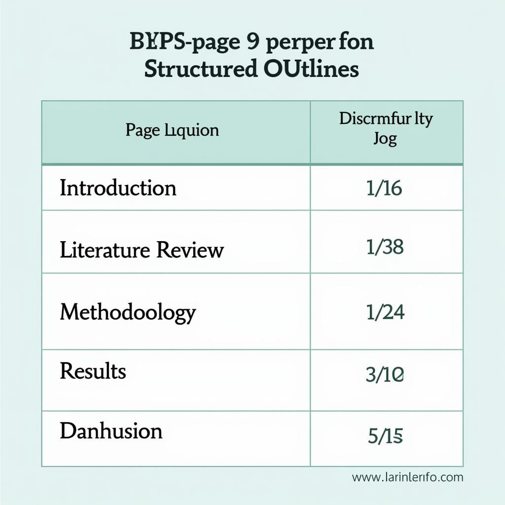 Sample 5 Page Research Paper Structure