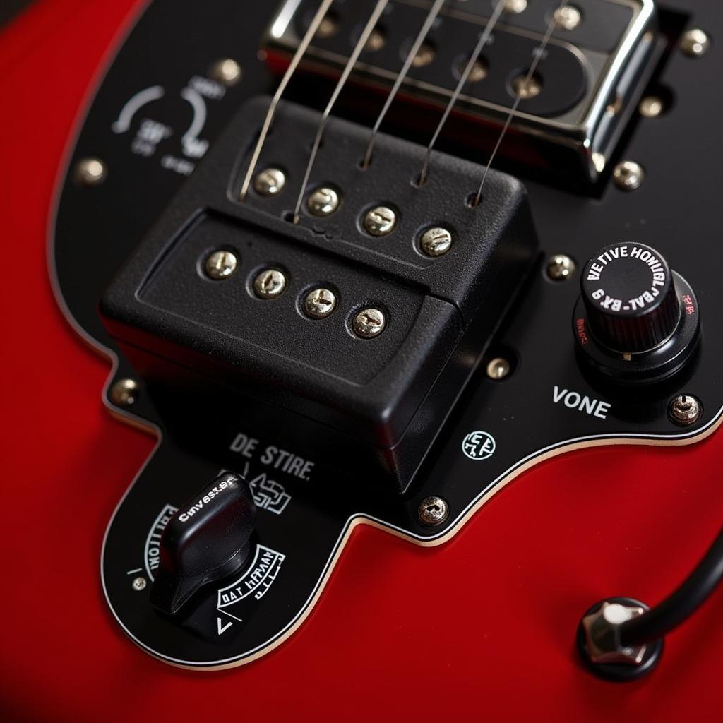 Schecter Hellraiser C-1 FR Electronics Closeup