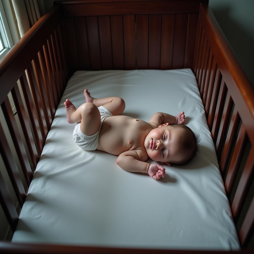 Creating a safe sleep environment for infants to help prevent SIDS.