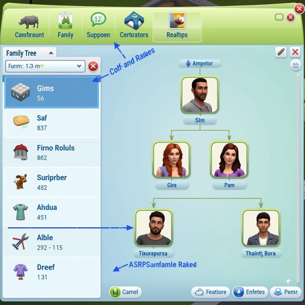 Navigating the Sims 4 Family Tree