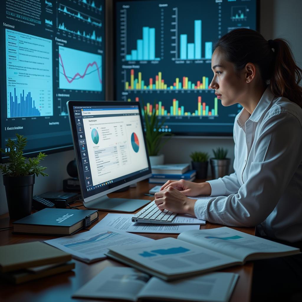 Skeptical Paranormal Researcher Analyzing Data