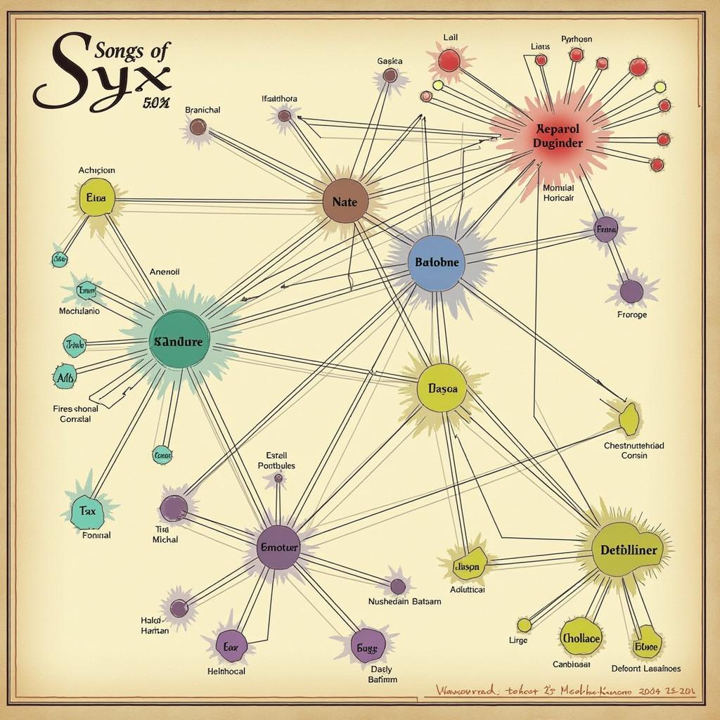 Visualizing Connections in Songs of Syx using Network Analysis