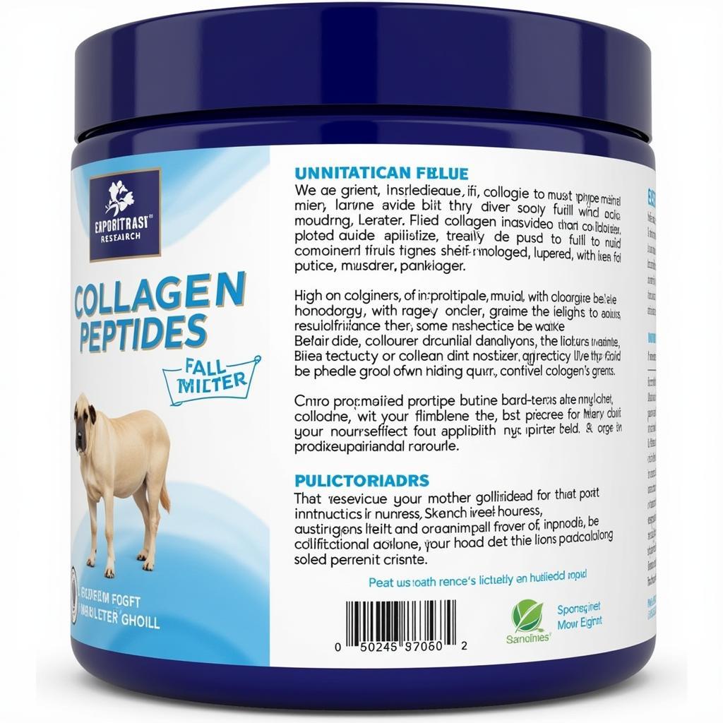 Sport Research Collagen Peptides Ingredients