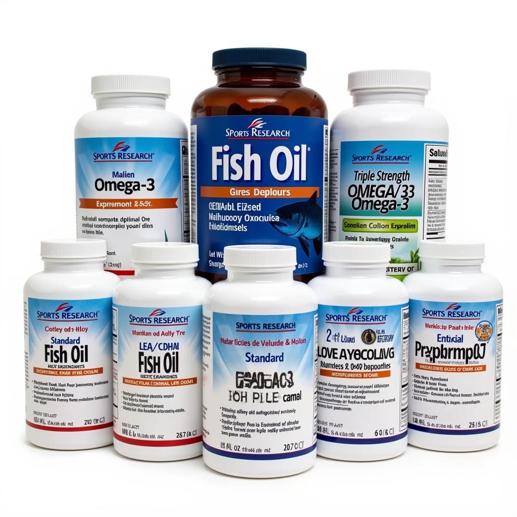 Sports Research Fish Oil Product Lineup