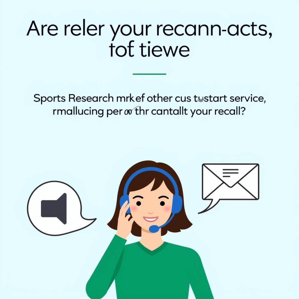 Contacting Sports Research Customer Service During a Recall