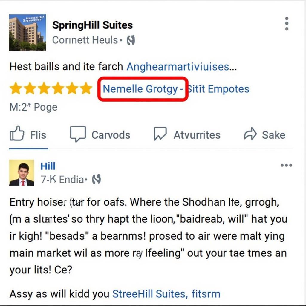 SpringHill Suites Reviews with Paranormal Hints