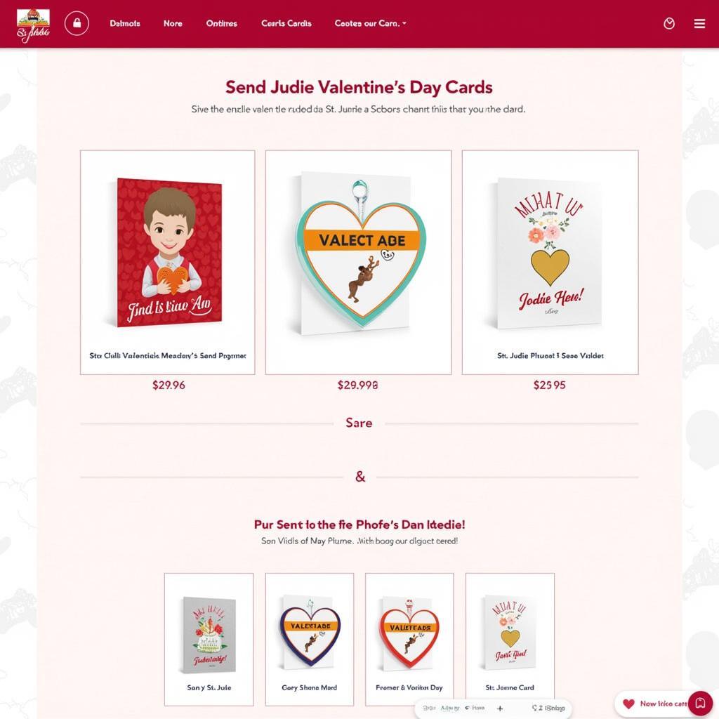 St. Jude Valentine's Day Cards Available Online