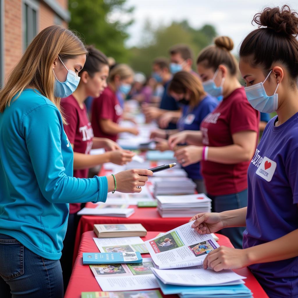 St. Jude Volunteers at a Community Event