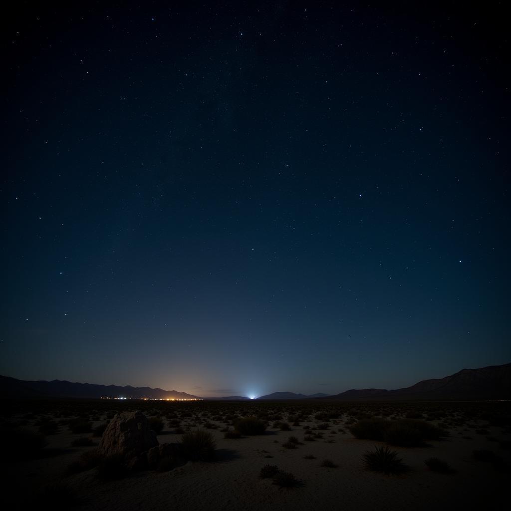 Night Sky Above the Alleged Starfield Lab Location