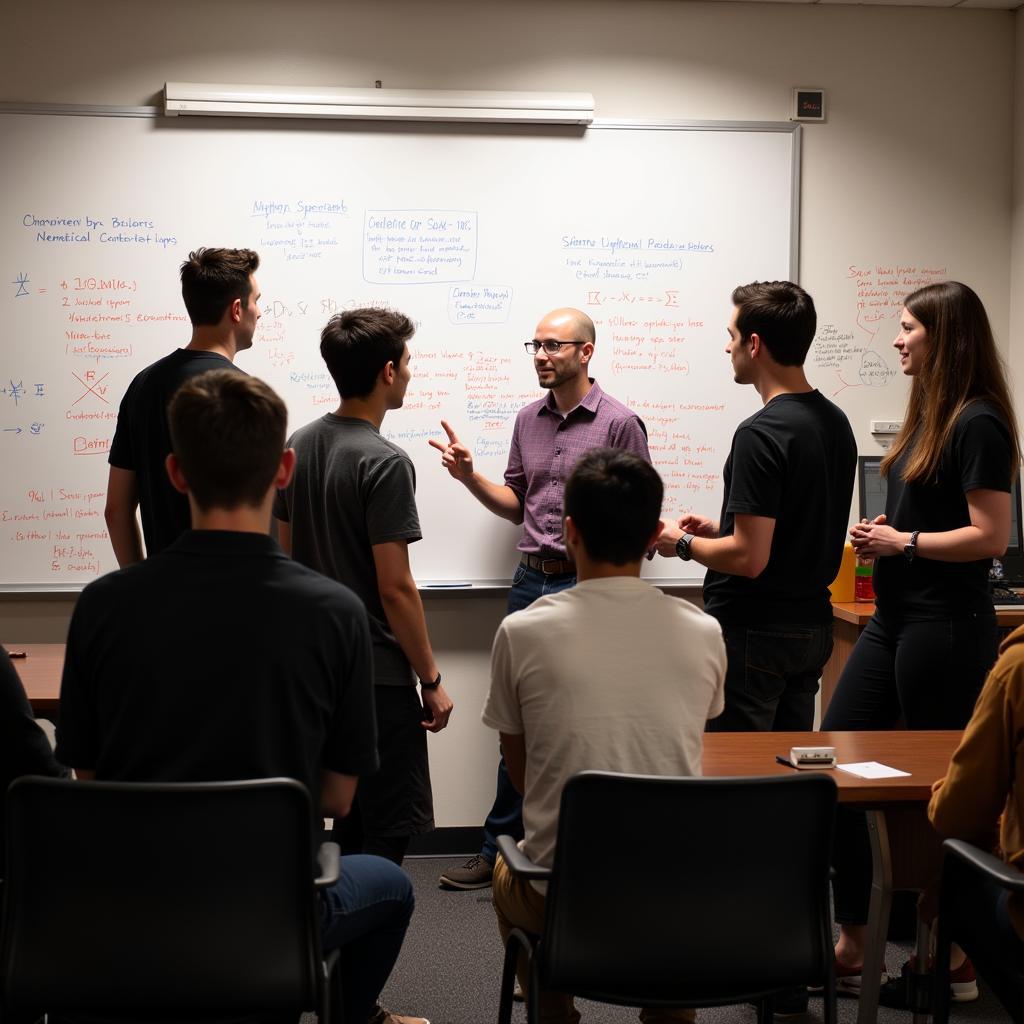 Group Discussion in Stars Summer Research Program