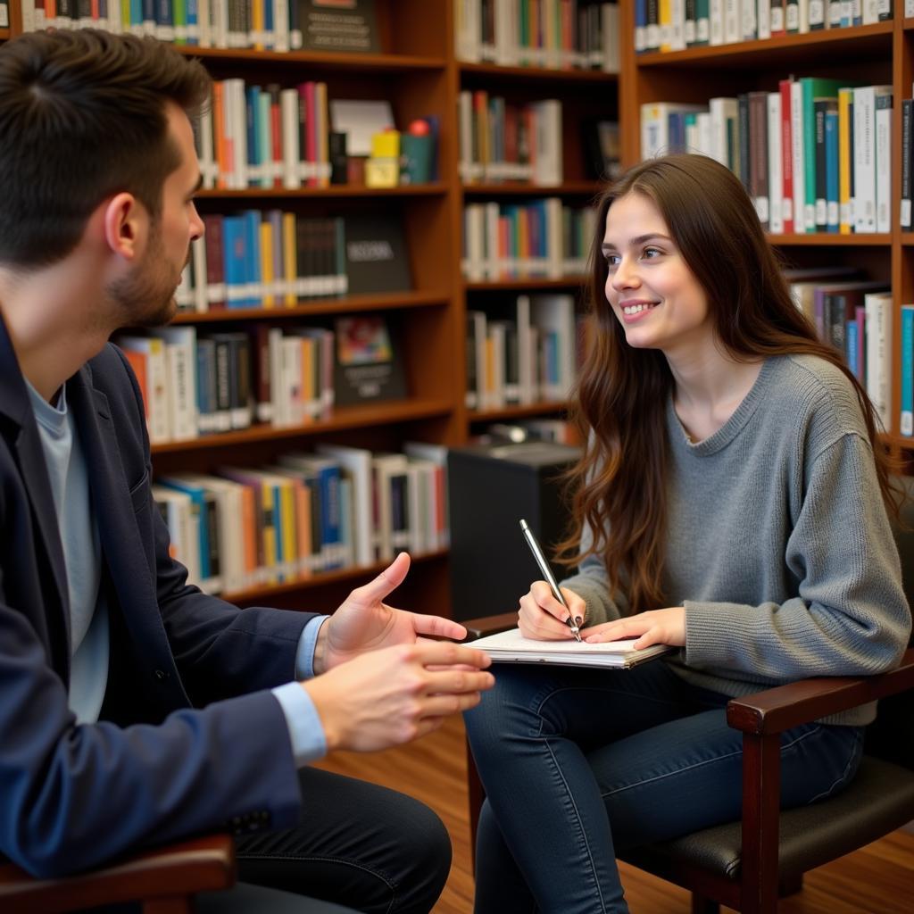 Student Meeting with Psychology Professor