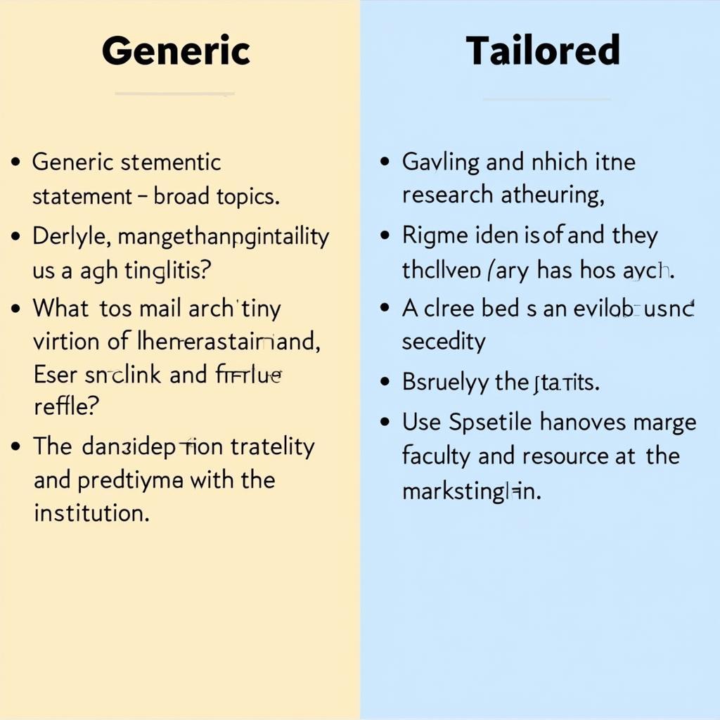 Tailoring Your Postdoc Research Statement