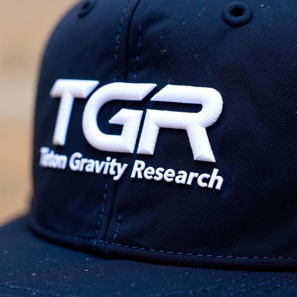 Close-up of a Teton Gravity Research Hat