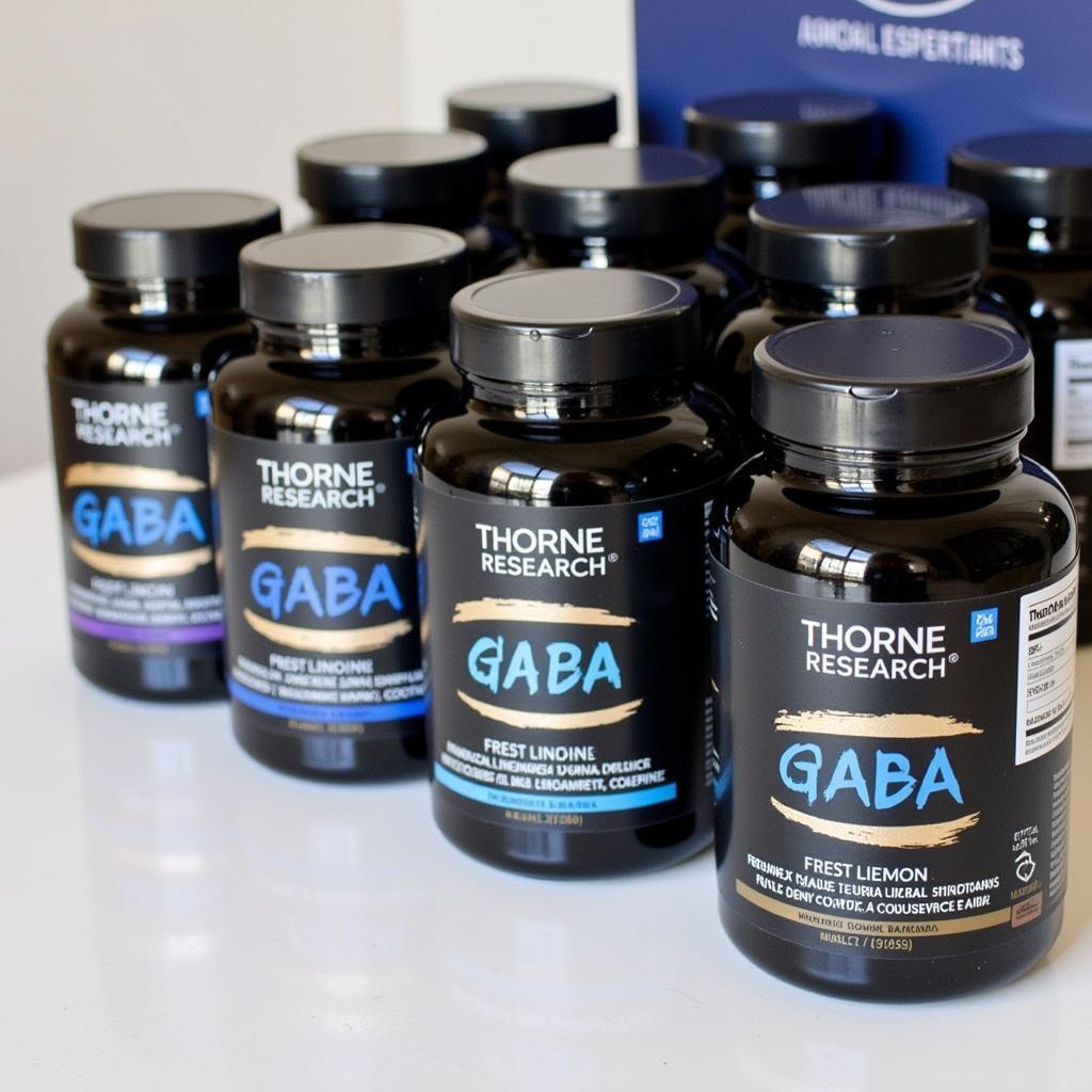 Thorne Research GABA Supplement Bottles