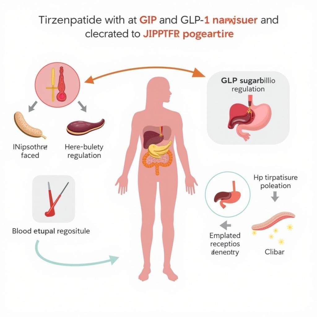 Tirzepatide Mechanism of Action Illustration