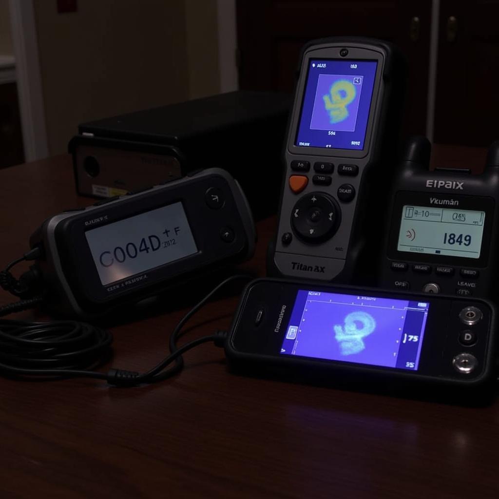 TitanX Research Paranormal Investigation Equipment: EMF Meter, Thermal Camera, and EVP Recorder