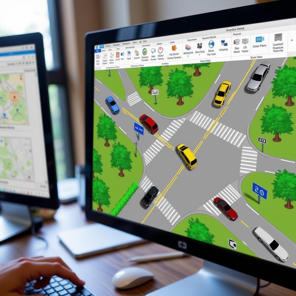 Transport Research Record Traffic Simulation