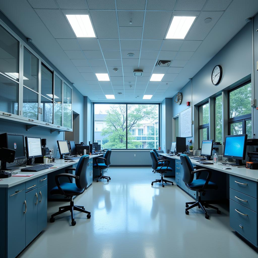 Interior of a Lab at UCI Research Park