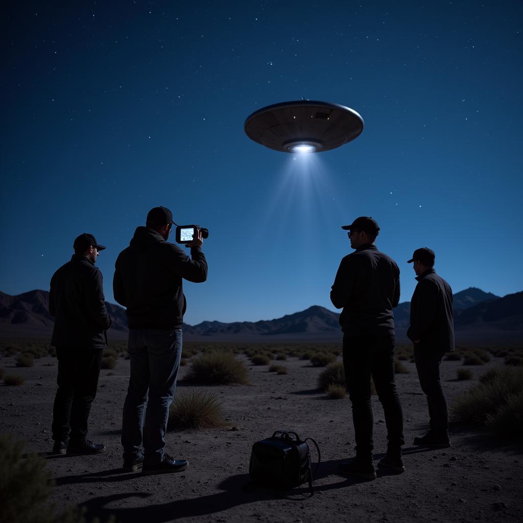 Investigating a UFO Sighting with Equipment