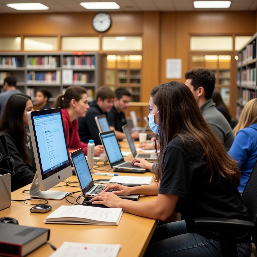 UIowa Library Research Assistance Scene