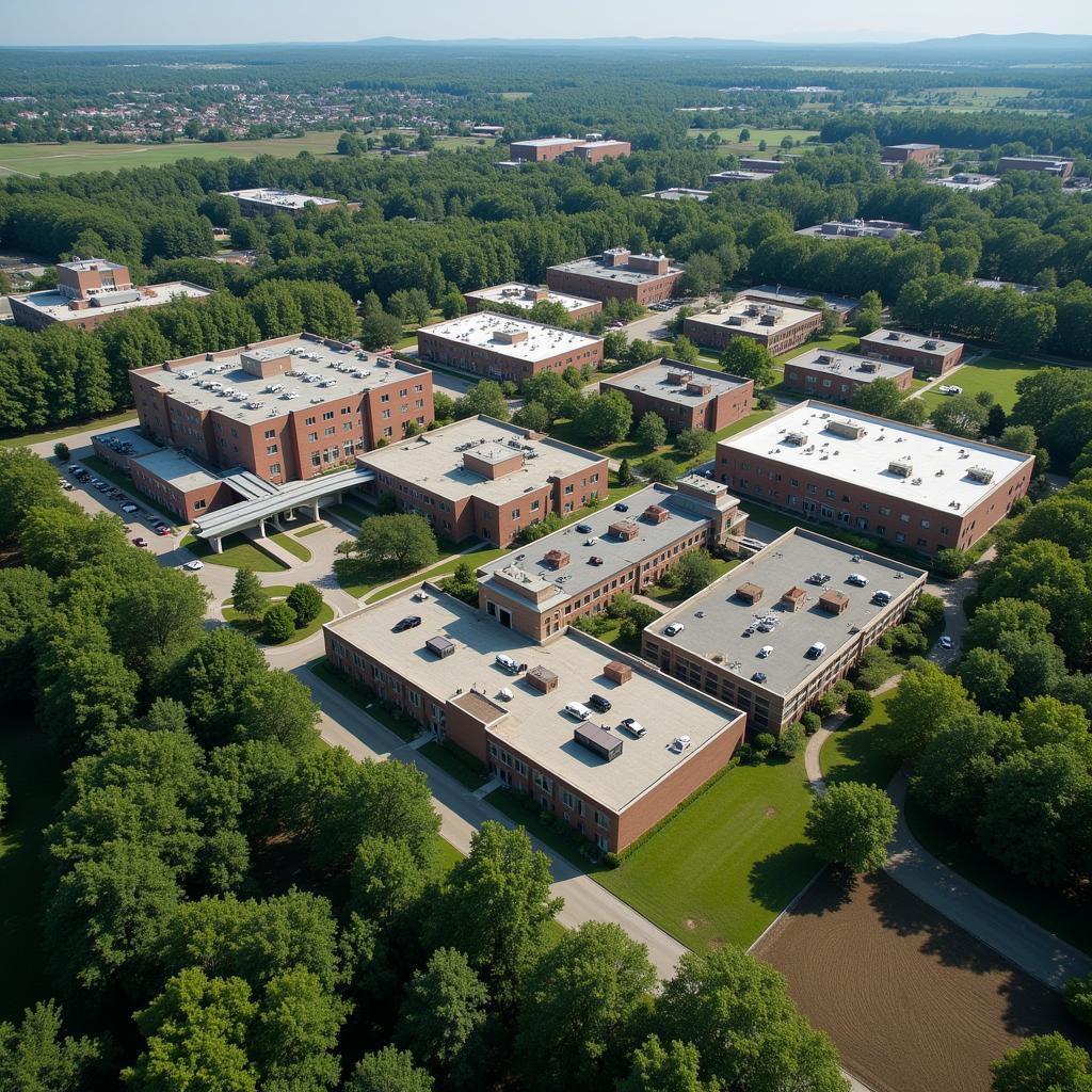 University Research Park Charlotte NC Aerial View - Examining the Layout for Paranormal Hotspots