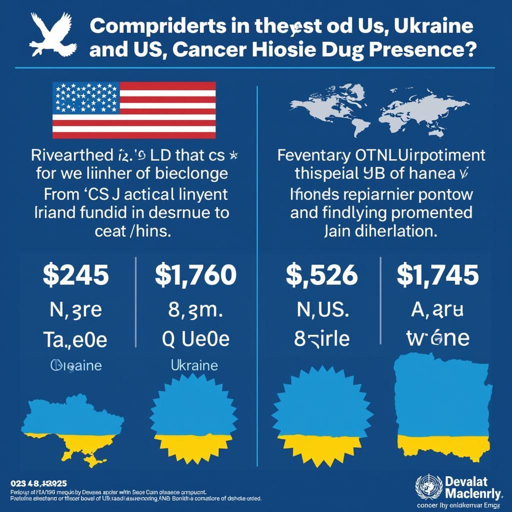 US vs Ukraine Cancer Research Funding