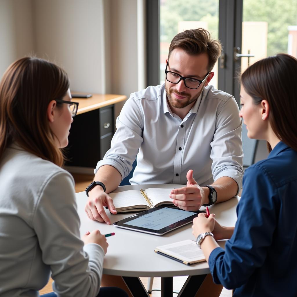 User Researcher Conducting User Interview