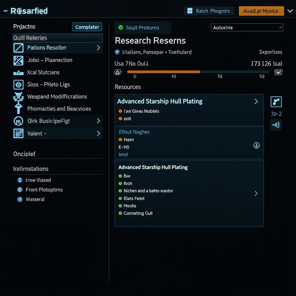 Using the Research Lab Interface in Starfield