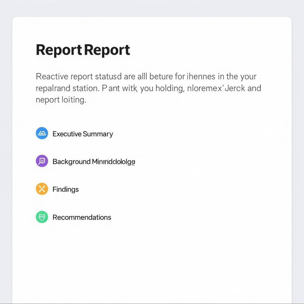 Example of a UX Research Report Template