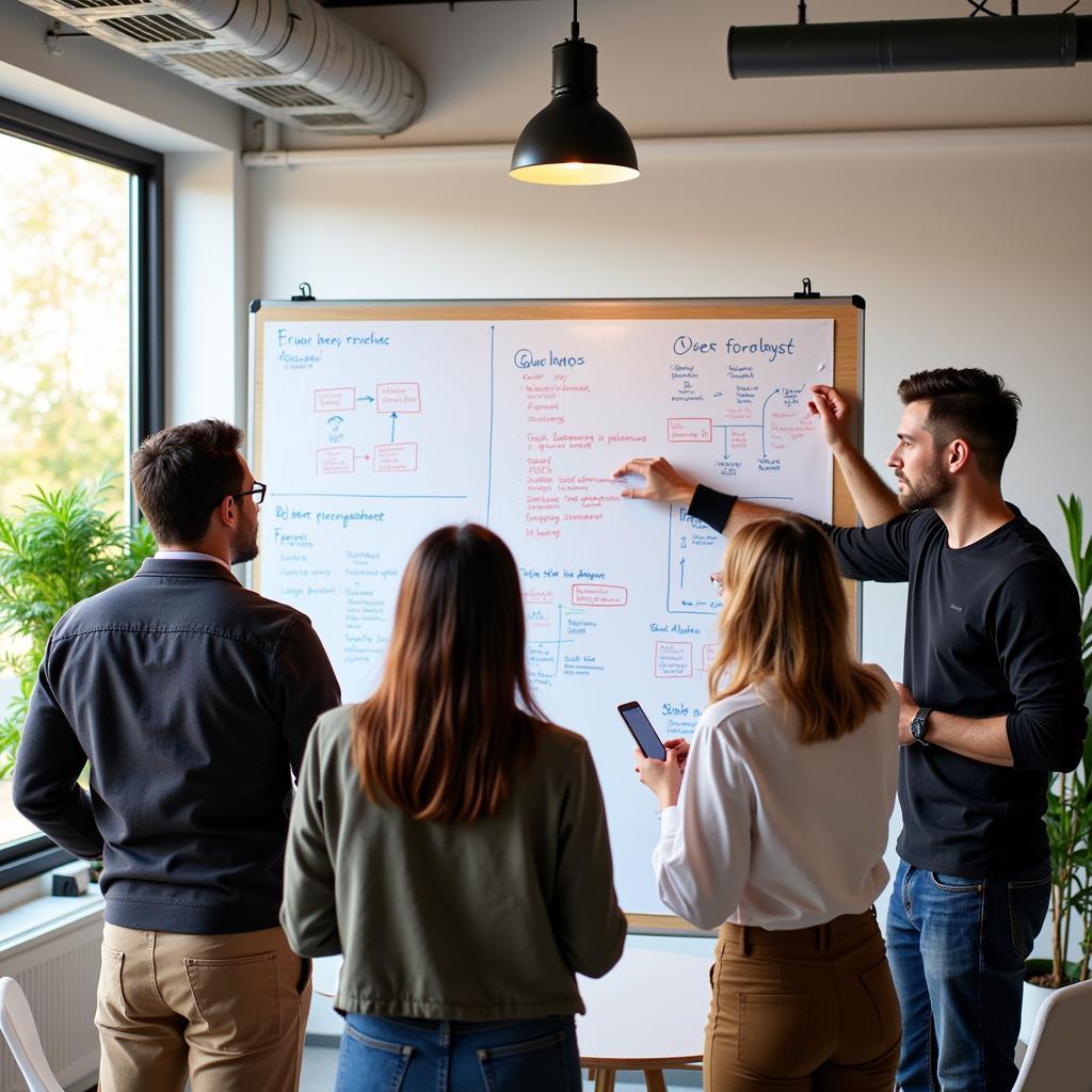 UX Research Team Collaborating on a Project