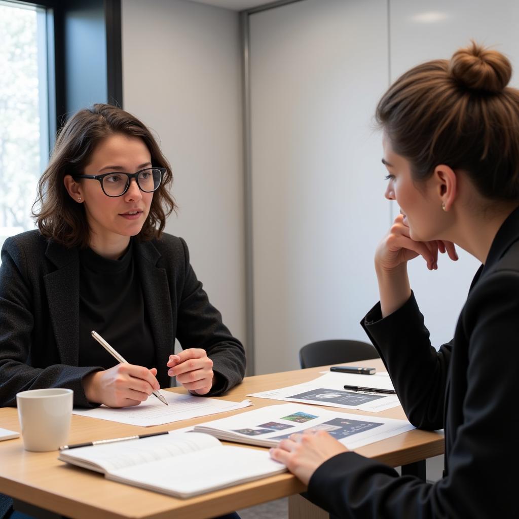 UX Researcher Conducting User Interview