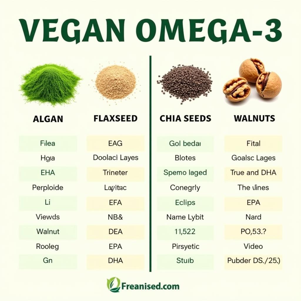 Vegan Omega-3 Sources