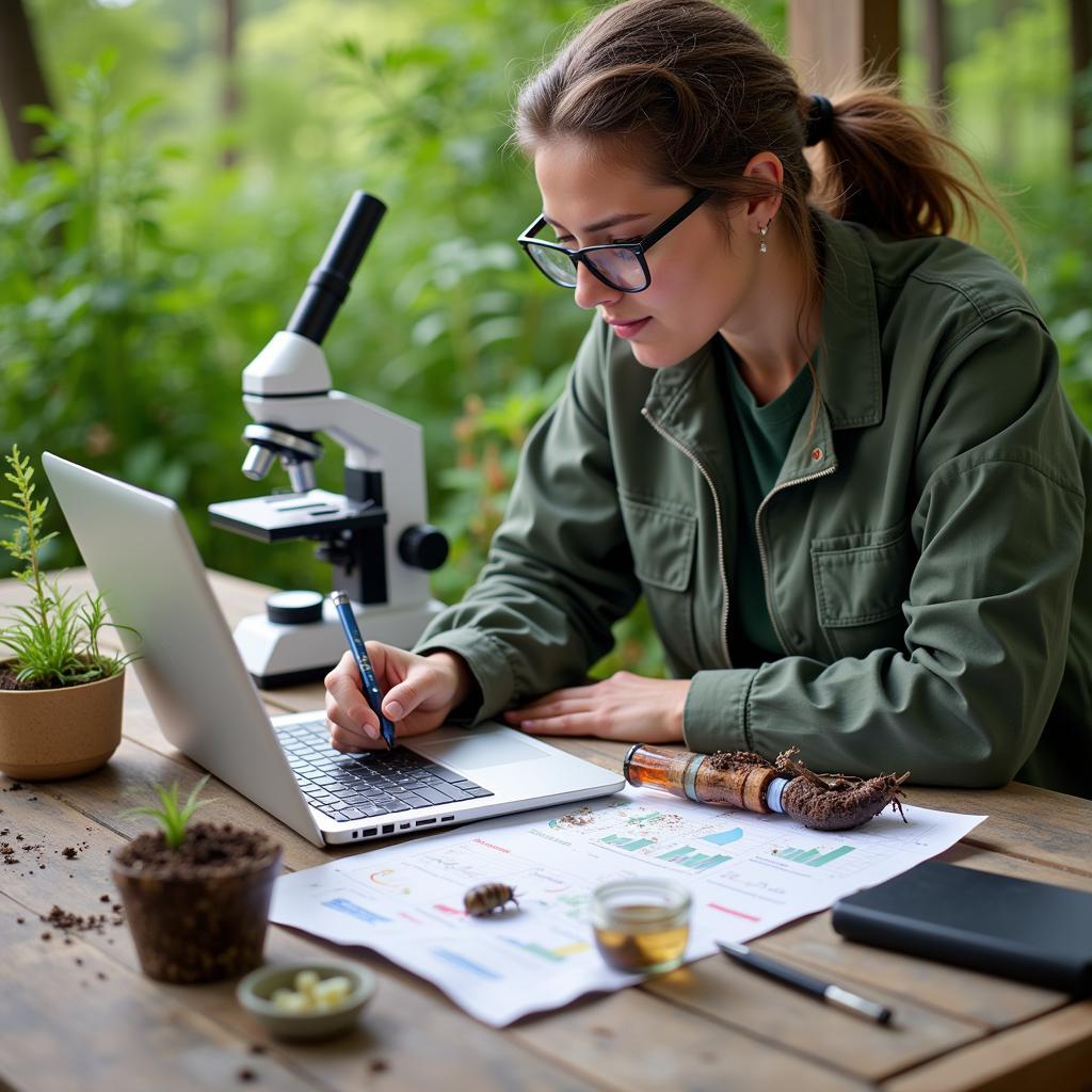 Documenting Findings in Verdant Wonders Field Research