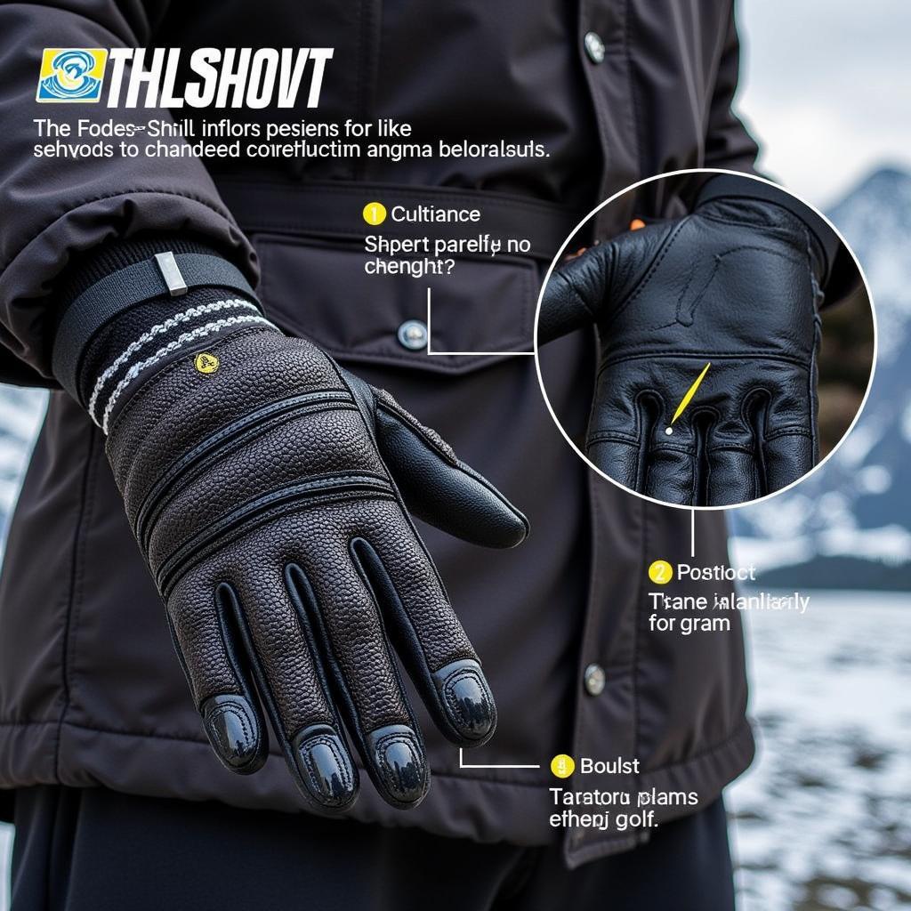 The durable and weather-resistant outer shell of the Outdoor Research Versaliner Sensor Gloves