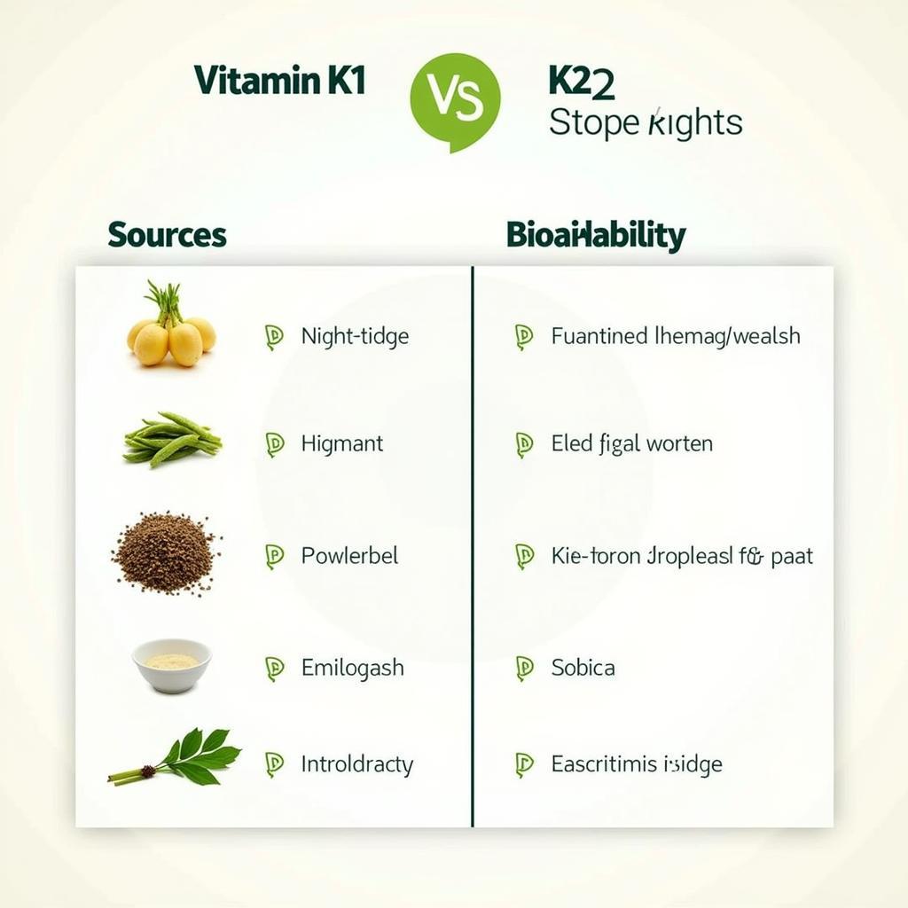 Vitamin K1 vs. K2: Key Differences