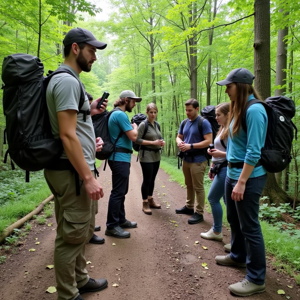 Volunteers Participating in a Bigfoot Expedition