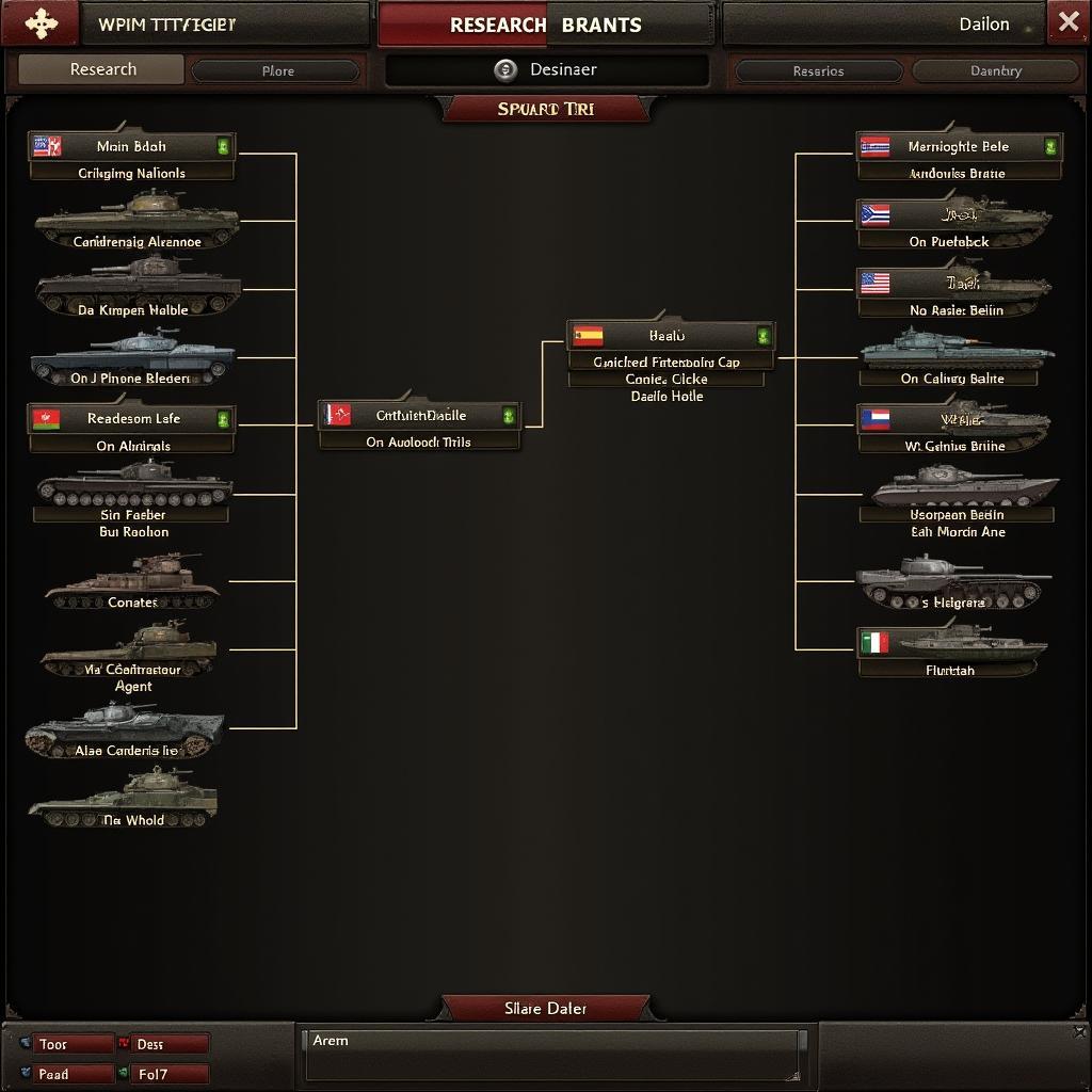 War Thunder Tech Tree Navigation